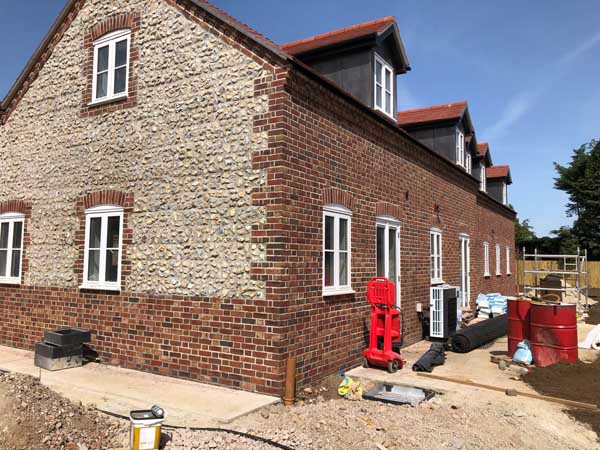 spandrel brickwork new build developments