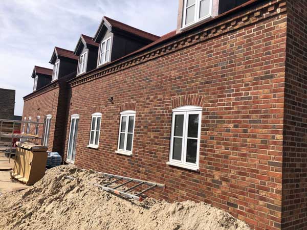 spandrel brickwork new build developments
